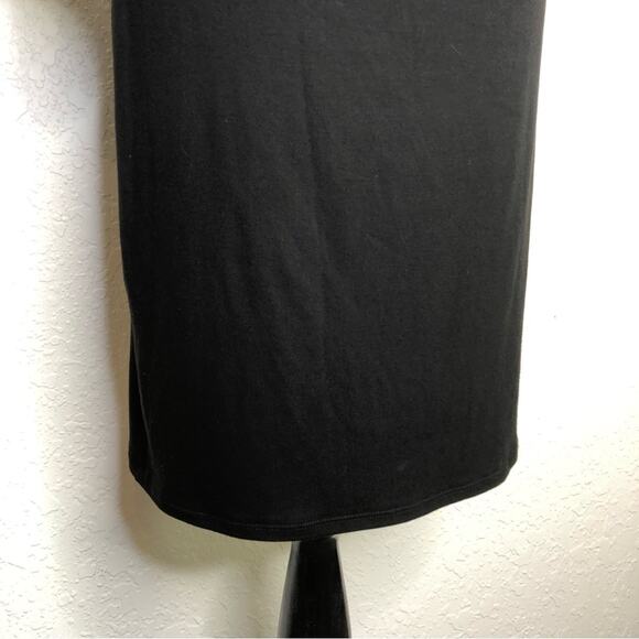 WHBM black bell sleeve cuff sheath dress size Extra Small - Picture 6 of 12